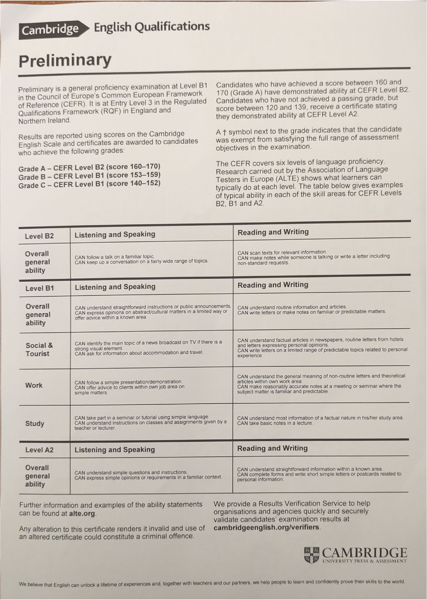 Cambridge English Page 2
